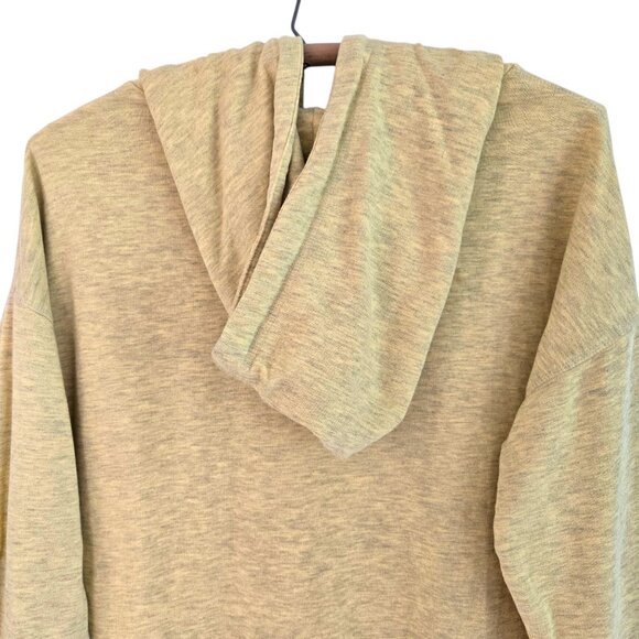Soft Surroundings Yellow Hoodie Tunic Medium Drawstring Pockets Long Sleeve - Picture 7 of 10